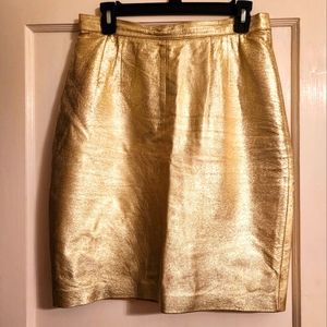 Genuine Leather pencil skirt